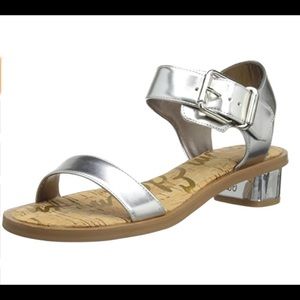 Silver Sam Edelman “Trina” Sandals